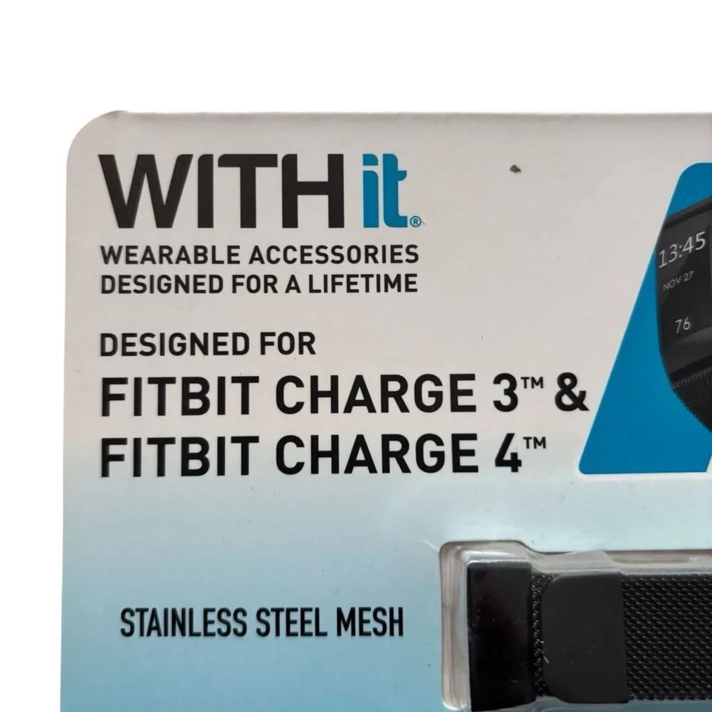 Fitbit Charge 3 & 4 Band Trio - Black, Blue, White